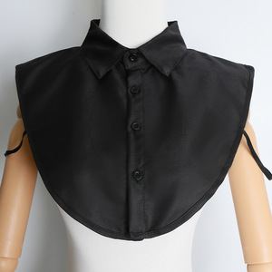 Chemise blanche de style nouveau avec faux col, col décoratif pour femme automne-hiver, col de chemise professionnel OL - Product Image 3
