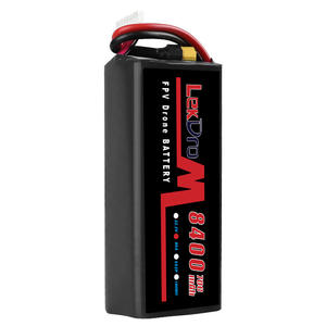 แบตเตอรี่ LiPo รุ่น FPV-710-6S-8400 22.2V 8400mAh เกรด A สำหรับโดรน FPV ขนาด 7/10 นิ้ว รุ่น RC จากกวางตุ้ง - Product Image 2