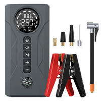 2000A 16000mAh Car Jump Starter 150PSI Air Compressor 12V Tire Inflator CE