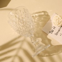 Groothandel Luxe Romantische Rode Wijn Bekers Europese Stijl Vintage Glazen Bekers Kleurrijke Feestaccessoires