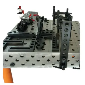 Mesa de soldagem 3d com sistema de aperto, mesa de soldagem modular da china