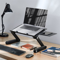 Support d'ordinateur pliable universel en alliage d'aluminium, support de bureau pour ordinateur portable de 11 à 17 pouces, dissipation thermique