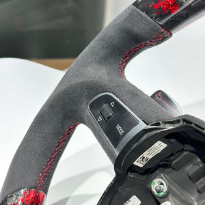 พวงมาลัยรถยนต์ทำจากคาร์บอนไฟเบอร์ อัลคันทาร่า และหนังแท้ สำหรับรถยนต์ออดี้ รุ่น B7 A1 A3 A4 A5 A6 A7 A8 B6 B8 B9 C6 C7 C8 TT R8 และซีรีส์ <span class=keywords><strong>Q</strong></span> - Product Image 5