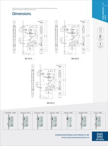 KEYMAN Ce En12209 높은 보안 화재 정격 Sus304 데드 볼트 래치 실린더 새시 장붓 구멍 도어 보안 잠금 장치 - Product Image 6