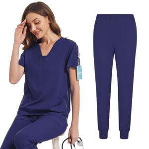 ชุดขัดฟันชุดผ่าตัดสำหรับผู้หญิงเครื่องแบบคลินิกสำหรับใส่ทำงานในโรงพยาบาล - Product Image 3