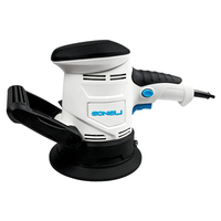 Lijadora Orbital Portátil de 450w de Alta Resistencia con Velocidad Variable para Madera y Muebles