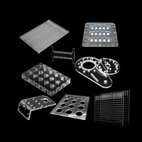 Feuilles d'acrylique découpées au laser sur mesure 1-10 mm – Fabrication de précision en plexiglas pour caches et protections de machines