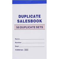 Lot de 10 carnets de commandes, reçus et factures autocopiantes, 50 jeux, 3,5" x 5,5"