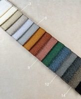 Tissu aspect lin, sensation granulaire, doux et moelleux, matière chenille pour housse de coussin et chaise