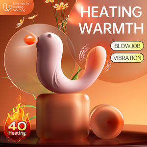 LOVE Smart Heating Appareil de masturbation féminine Little Seal Vibrator avec aspiration télécommandée pour orgasmes et éjaculations - Product Image 3