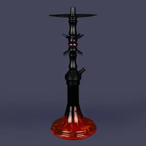 2024 chicha shisha set with Two hose Hookah business Hot Selling portable hookah accessories wholesale China made