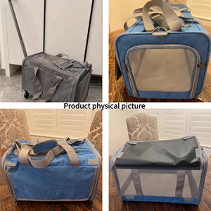 Bán Chạy Nhất Hãng Hàng Không Đã Được Phê Duyệt Có Thể Tháo Rời Xách Tay Thoáng Khí Vật Nuôi Tàu Sân Bay, Bánh Vật Nuôi Du Lịch Xe Đẩy Tàu Sân Bay - Product Image 3