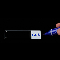 Transparent Microscope Slide 25x76mm Ground Edge Glass Slides With Writing Area For Biological Research & Medical Lab