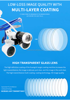Loupes dentaires Loupe dentaire sans fil 2.5X 3.5X Loupe Portable LED Phare dentaire Lampe frontale