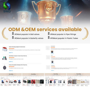 SALVADOR 1/2 ''-4'' PVC Amarillo ABS Mango PP Core Válvula de bola de dos piezas con caja de color Popular en Indonesia Válvulas de bola - Product Image 5