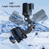 Support de caméra d'action pour pare-brise de moto Kewig X2 compatible avec DJI Osmo Action, support de caméra à dégagement rapide