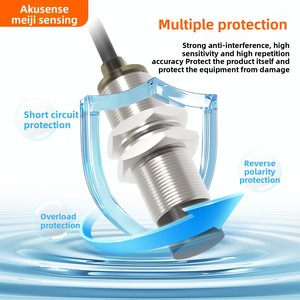 Akusense TRF18-05NO NPN Cảm Biến Khoảng Cách Cảm Ứng IP67 10-30V 5-12Mm Khoảng Cách Cảm Biến Flush Gắn 300Hz Tần Số Đáp Ứng - Product Image 5