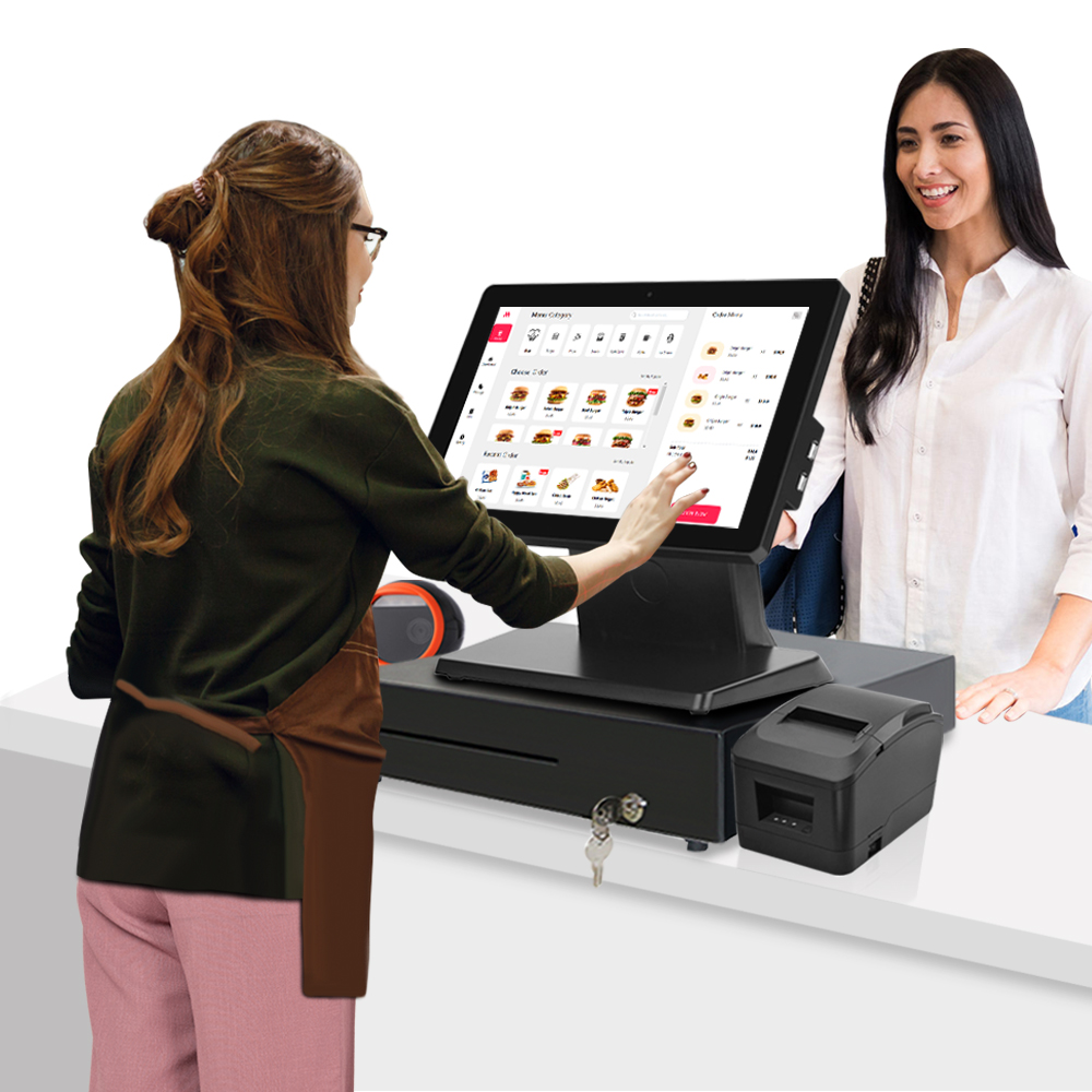 2021 кассовый аппарат Smart Touch Screen PC Casher POS системы для розничных магазинов с POS-программное обеспечение