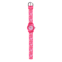 Montre analogique à quartz pour enfants, filles, sport, OEM/ODM, design de dessin animé pour enfants, avec bracelet élastique, boîtier en PC