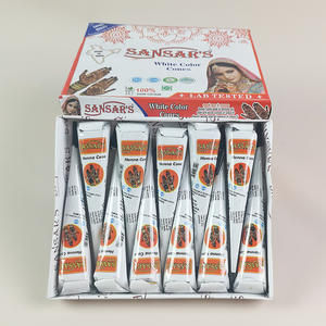 Toptan hint su geçirmez kına yapıştırın çok renkli vücut boya el-boyalı Mehndi konileri geçici vücut dekoratif malzemeleri - Product Image 5