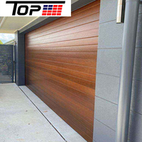 Porte de garage à enroulement isolée en acier de qualité supérieure avec ouvre-porte électrique pour la maison