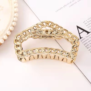 Yeni Trendy alaşım altın saç pençe 7.5 cm kadın pençe saç klipleri - Product Image 4