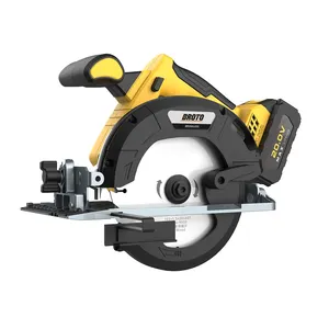 High-Power Power Tool Brushless Motor Circular Saw Cordless Electric Li Battery Circular Saw Wood Log Cutting