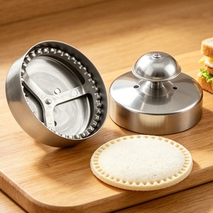 Cortador y Sellador de Sándwiches de Acero Inoxidable, Herramienta Metálica para Eliminar la Crosta del Pan, para Hacer Pan sin Crosta - Product Image 3
