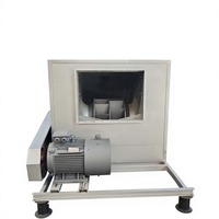 Ventilateur centrifuge à double entrée à haute pression et pales courbées vers l'arrière, économe en énergie, boîtier OEM pour systèmes d'évacuation des fumées incendie