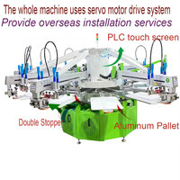 Máquina de Impresión Automática de 3 Colores y 12 Estaciones para Pulpo, Venta Directa de Fábrica