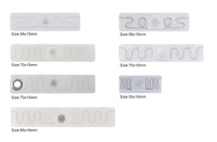 Etiqueta RFID para Ropa de Hotel, Sábanas y Toallas, Etiqueta Lavable de 860-960MHz, Etiqueta RFID UHF de Tela Tejida para Lavandería