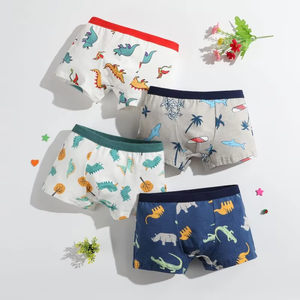 Vêtements en coton doux Sous-vêtements pour enfants 2-12 ans Sous-vêtements pour bébés Sous-vêtements confortables en coton pour garçons - Product Image 2