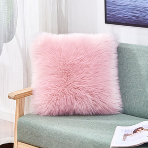 Luxury Faux Fur Plush Pillow <strong>Cover</strong> Throw Pillows for Living Room Sofa Custom 45x45 50x50 cm <strong>Rectangular</strong> <strong>Cushions</strong> <strong>Covers</strong> - Product Image 6