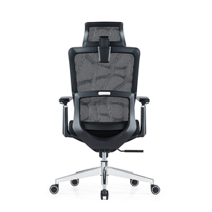 Foshan ergonomique ascenseur chaise de bureau réglable appui-tête Design contemporain noir rotatif maille plastique tissu matériel en gros - Product Image 5