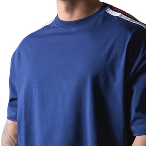 เสื้อยืดออกกำลังกายผู้ชาย แขนสั้น ทรงโอเวอร์ไซส์ เสื้อยืดสไตล์สตรีท เสื้อยืดพิมพ์ลายตามสั่ง พิมพ์ลายซิลค์สกรีน แบบยาว - Product Image 2