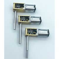 Moteur à engrenages à vis sans fin DC à balais de charbon N20 à angle droit personnalisé, boîtier de 12 mm de diamètre, pour imprimantes 3D, robots et serrures intelligentes