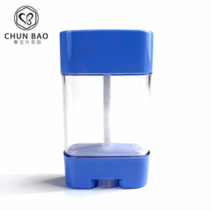 Flacon <span class=keywords><strong>de</strong></span> crème solaire en plastique à visser <span class=keywords><strong>de</strong></span> 75 g et 90 g, emballage cosmétique, remplissage par le bas, stick déodorant <span class=keywords><strong>vide</strong></span> transparent - Product Image 2