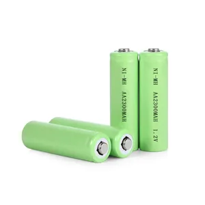 Baterai Kering Ni-Mh OEM Kualitas Tinggi, NiMH AA 2300MAh 1.2V