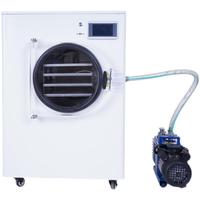 10Kg 15Kg Per Partij Thuisgebruik Grote Olievrije Pomp Vacuüm Vriesdroger Machine Voedseldroogmachine HFD-8