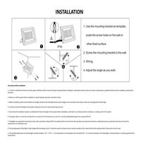 Reflector LED IP66 Económico con Nanoreflector, AC 100-265V, Resistente a Voltajes, Diseño Compacto para Áreas Pequeñas