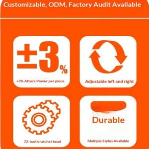 Elektrische garage sleutelset met doppen, chroomvanadiumstaal, momentsleutels, 1/2 inch aandrijving, diepe verlengde slagdoppen, metrische gereedschapsets - Product Image 5