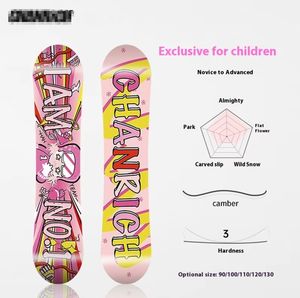 Snowboards plats toutes régions pour adolescents et enfants Hiver Nouvel équipement de <span class=keywords><strong>ski</strong></span> polyvalent Planches fixes avec bottes - Product Image 5