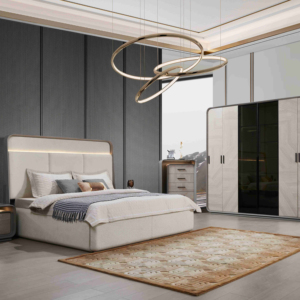 2025 Wholesale High Quality Modern Luxury Model Five Pieces Bedroom Furniture Bedroom Suit Bed King Size - Product Image 1