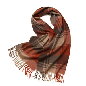 Bufanda Larga de Lana con Borde Sólido y en Contraste, con Borde de Borlas a Juego, Duradera y Antibacteriana, para Hombre y Mujer - Product Image 4