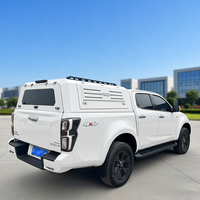 Capot de benne robuste en acier au manganèse pour ISUZU D-Max, capot rigide en alliage d'aluminium avec porte-bagages de toit, directement de l'usine