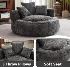 Nouvelle innovation, fauteuil pouf géant, canapé paresseux surdimensionné avec 3 oreillers pour le salon - Product Image 2