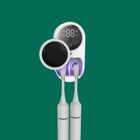 X122 Smart UV désinfectant brosse à dents désinfectant couvercle activé par les vagues ouverture et fermeture automatiques deux fentes pour les couples