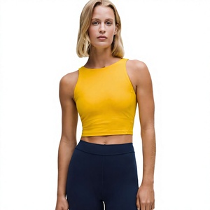 Women Workout Yoga Top Premium Stretch Breathable Seamless Gym Fitness Running Training Activewear Soft Comfortable Fashion - Product Image 2