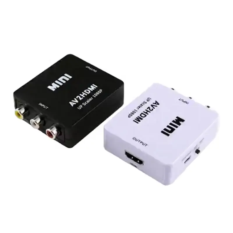 1080P Audio Video HDMI2AV Konverter RCA Eingang HD MI Ausgang AV zu HD MI HD Adapter Stecker