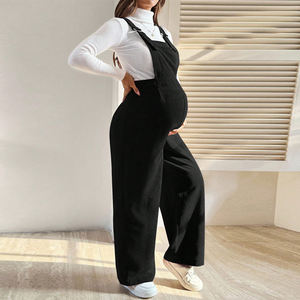 Vêtements de maternité Automne et hiver Mode Pantalons pour femmes enceintes avec taille élastique Pantalons amples en velours côtelé Combinaisons de <span class=keywords><strong>grossesse</strong></span> - Product Image 6